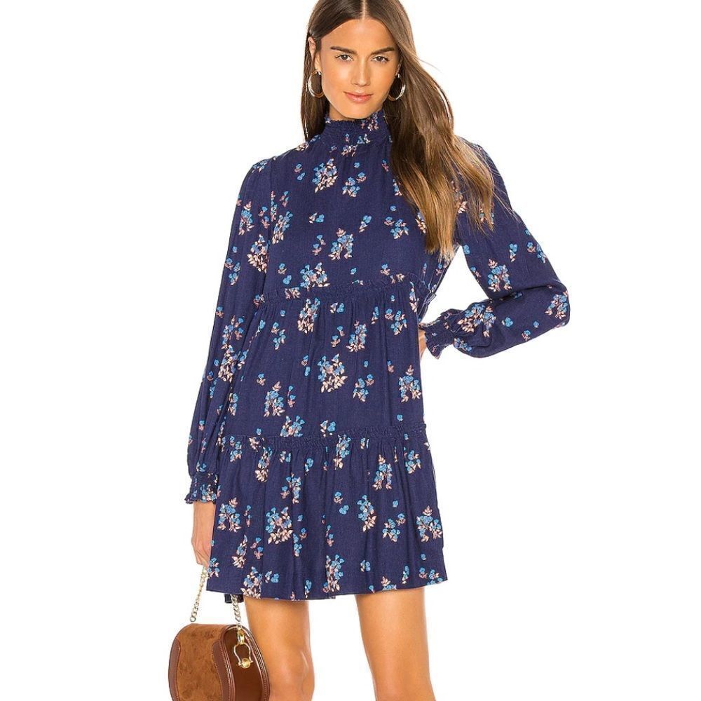 Free People Floral Midi Dress